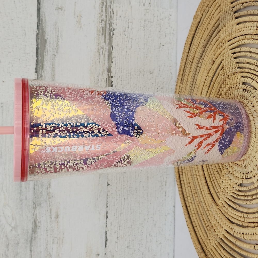 STARBUCKS CORAL REEF VENTI TUMBLER - Picture 10 of 11